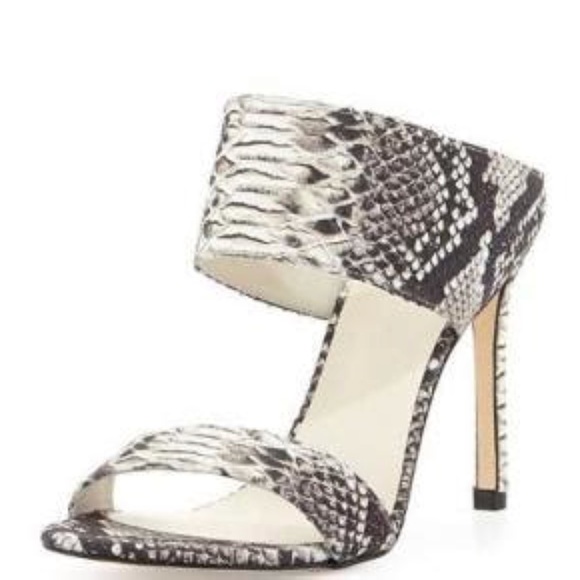 Stuart Weitzman Shoes - Stuart Weitzman Snake Embossed Mules